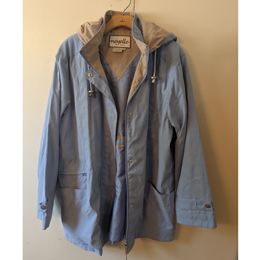 Neyelle Light Blue Raincoat
